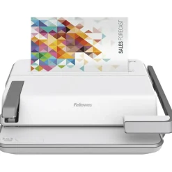 Fellowes Lyra 3-in-1 Manual Binding Center, 300-Sheet Capacity, 6.03