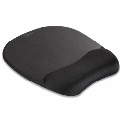 Fellowes Memory Foam Mouse Pad with Wrist Rest - Black (9176501)