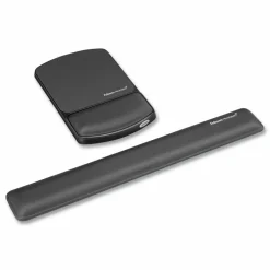 Fellowes Mouse Pad/Wrist Support with Microban Protection, Graphite