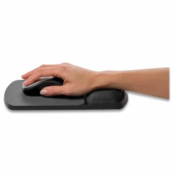 Fellowes Mouse Pad/Wrist Support with Microban Protection, Graphite