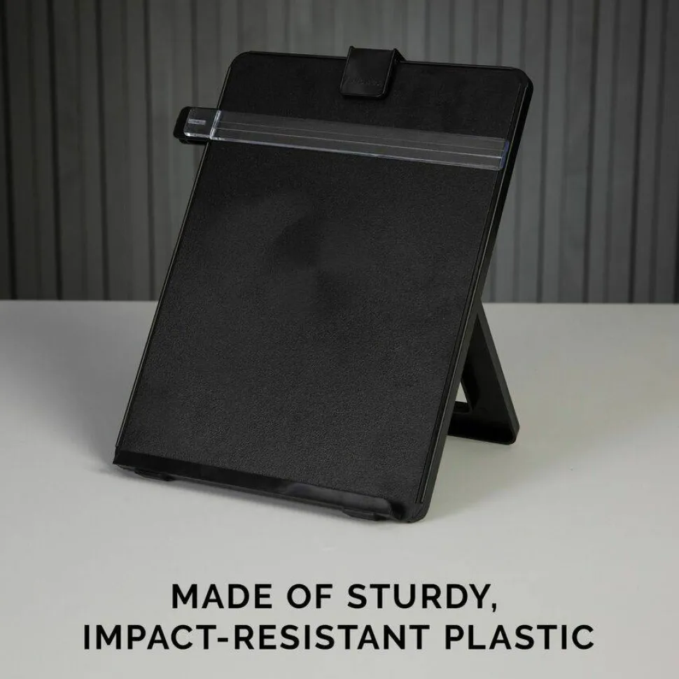 Fellowes Nonmagnetic Desktop Copyholder, Black