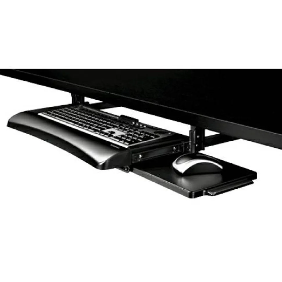 Fellowes Office Suites Underdesk Keyboard Tray, Black/Silver