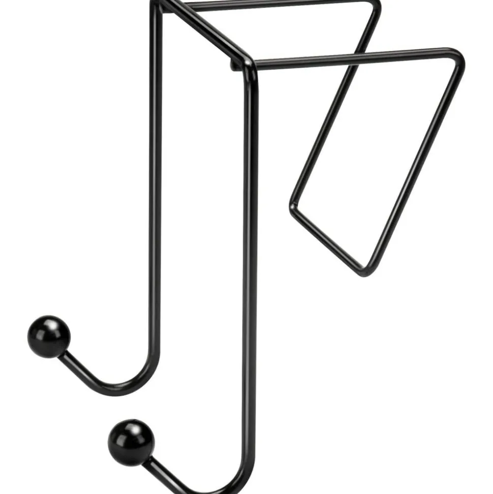 Fellowes Partition Additions Coat Hook, 6"H x 4"W x 5 1/8"D, Black