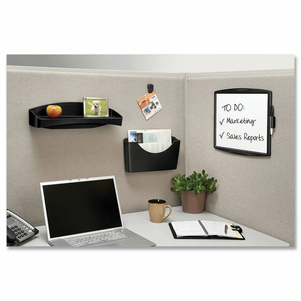 Fellowes Partitions Additions Name Plate, Dark Graphite