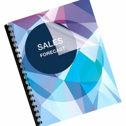 Fellowes PET Ultra Clear Binding Covers, 7 mil Plastic, Square Corners, 11 x 8.5, Gloss Clear, 100/Pack