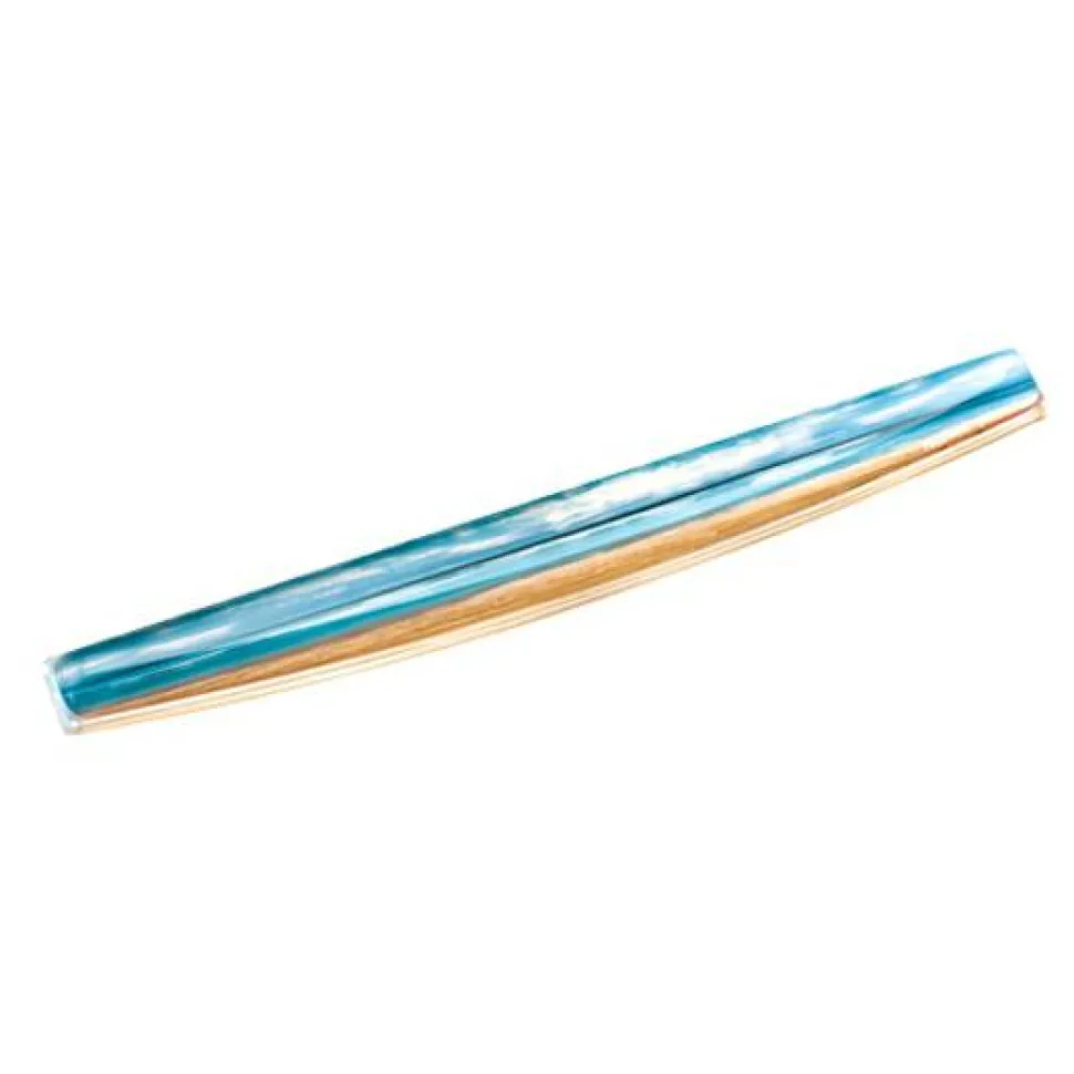 Fellowes Photo Gel Keyboard Wrist Support with Microban, Sandy Beach Design, 1Ea, 9179401