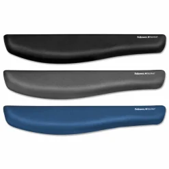 Fellowes PlushTouch™ Foam Keyboard Wrist Rest with MICROBAN - Blue (9287401)