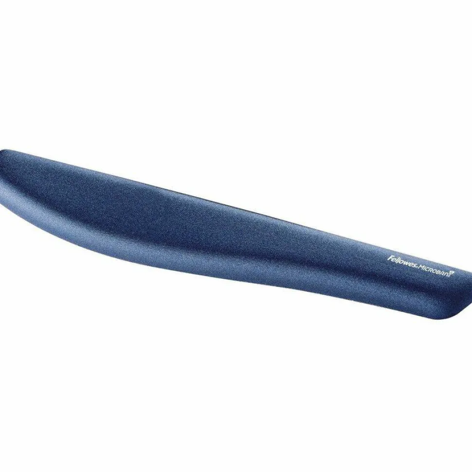 Fellowes PlushTouch™ Foam Keyboard Wrist Rest with MICROBAN - Blue (9287401)