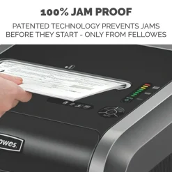 Fellowes Powershred 225Ci 100% Jam Proof 22-Sheet Continuous Duty Cross-Cut Shredder