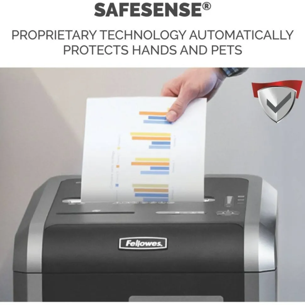 Fellowes Powershred 225Ci 100% Jam Proof 22-Sheet Continuous Duty Cross-Cut Shredder