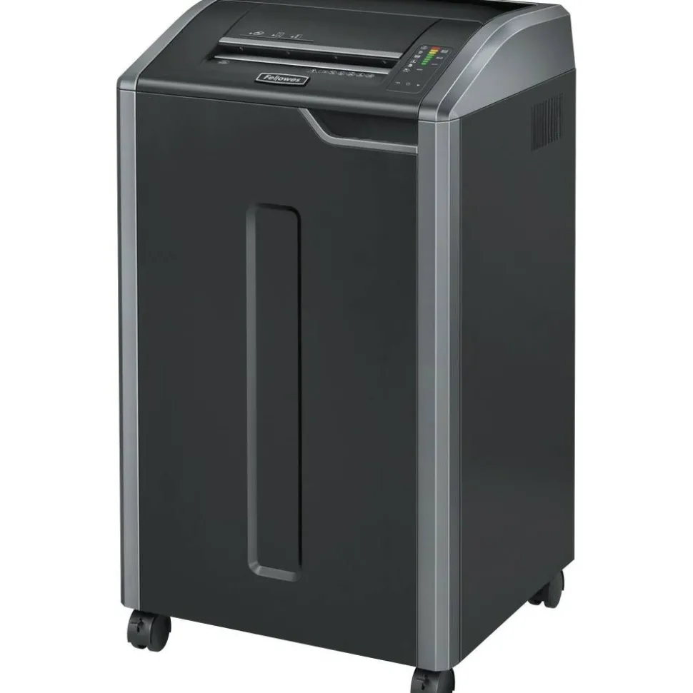 Fellowes Powershred 425Ci 100% Jam Proof BAA Compliant 30-Sheet Cross-Cut Continuous Duty Large Office Shredder