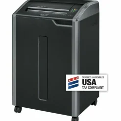 Fellowes Powershred 485i 100% Jam Proof BAA Compliant 38-Sheet Continuous Duty Strip-Cut Shredder
