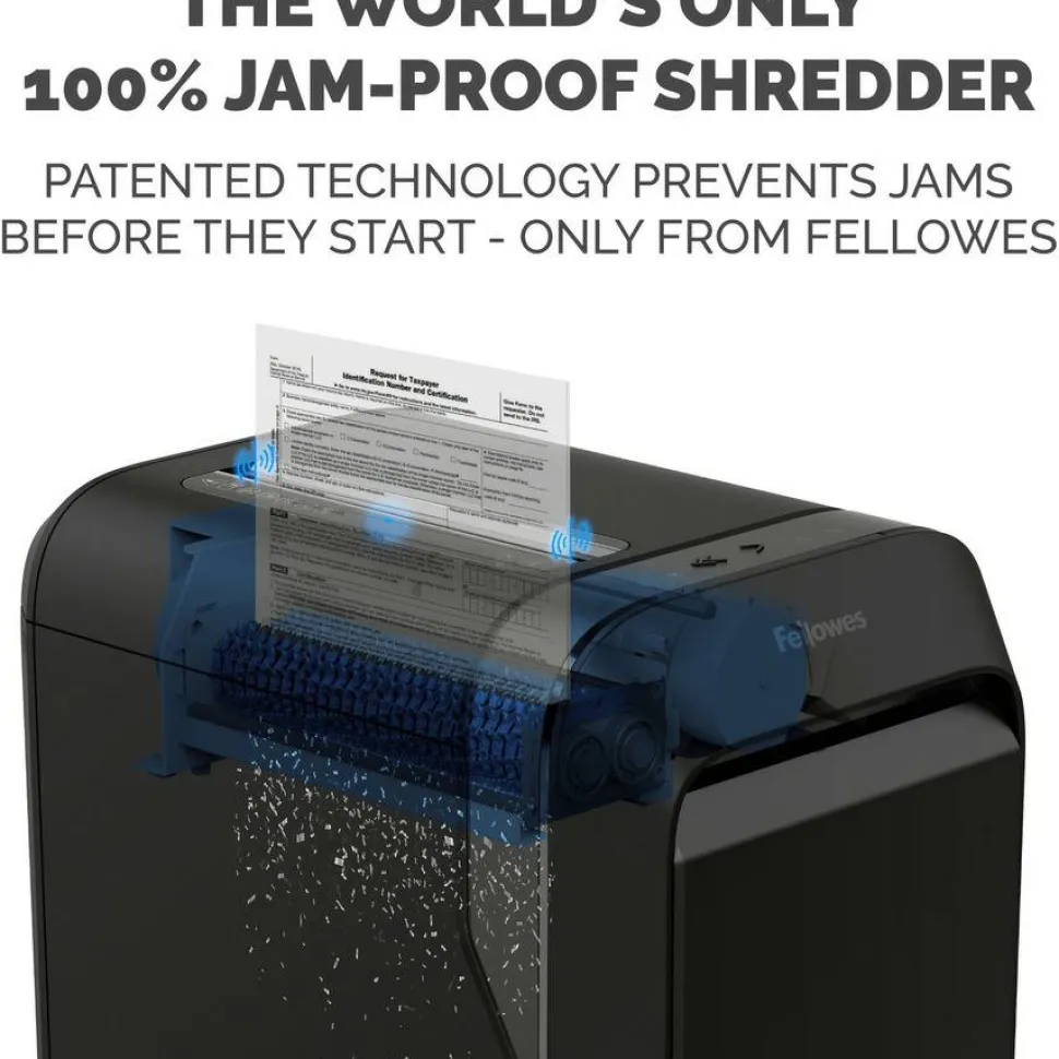 Fellowes Powershred LX190 Cross-Cut Shredder, 20 Manual Sheet Capacity