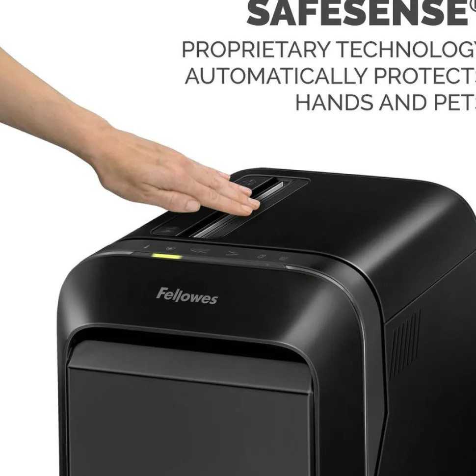 Fellowes Powershred LX190 Cross-Cut Shredder, 20 Manual Sheet Capacity