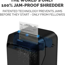Fellowes Powershred LX180 Cross-Cut Shredder, 16 Manual Sheet Capacity