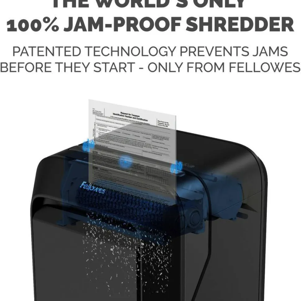 Fellowes Powershred LX180 Cross-Cut Shredder, 16 Manual Sheet Capacity