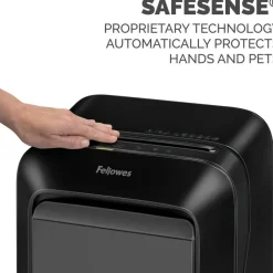 Fellowes Powershred LX180 Cross-Cut Shredder, 16 Manual Sheet Capacity