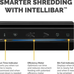 Fellowes Powershred LX180 Cross-Cut Shredder, 16 Manual Sheet Capacity