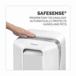Fellowes Powershred LX200 Micro-Cut Shredder, 12 Manual Sheet Capacity, White