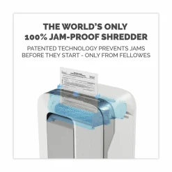 Fellowes Powershred LX200 Micro-Cut Shredder, 12 Manual Sheet Capacity, White