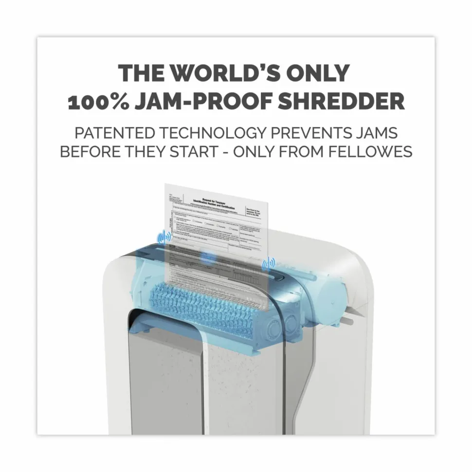 Fellowes Powershred LX200 Micro-Cut Shredder, 12 Manual Sheet Capacity, White