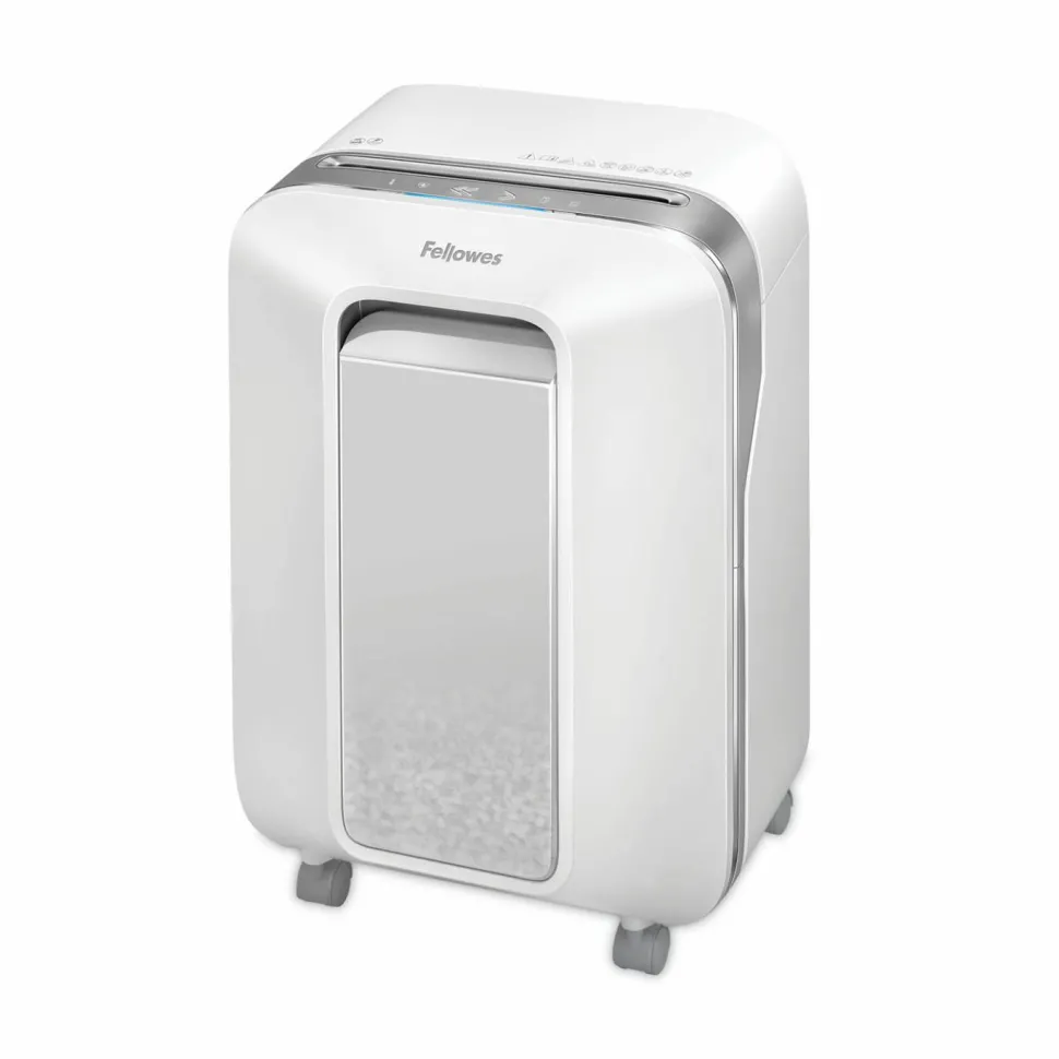 Fellowes Powershred LX200 Micro-Cut Shredder, 12 Manual Sheet Capacity, White