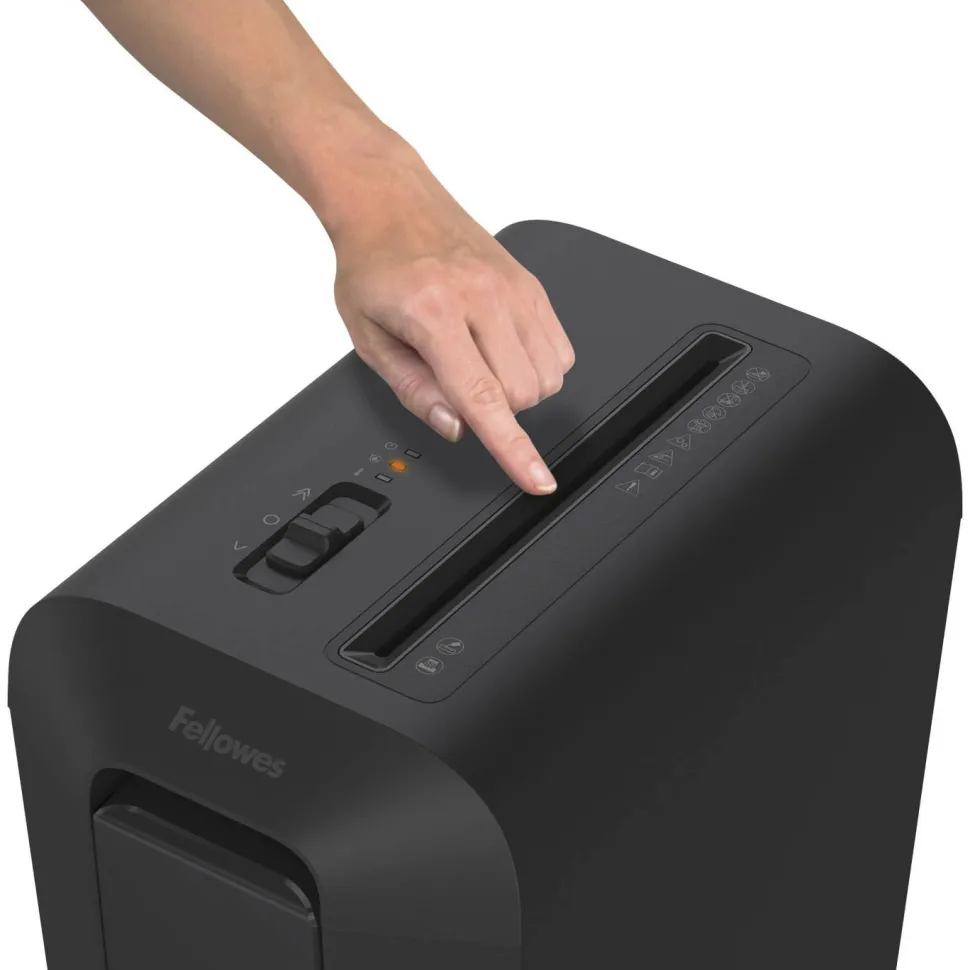 Fellowes Powershred LX65 10-Sheet Cross-Cut Deskside Paper Shredder