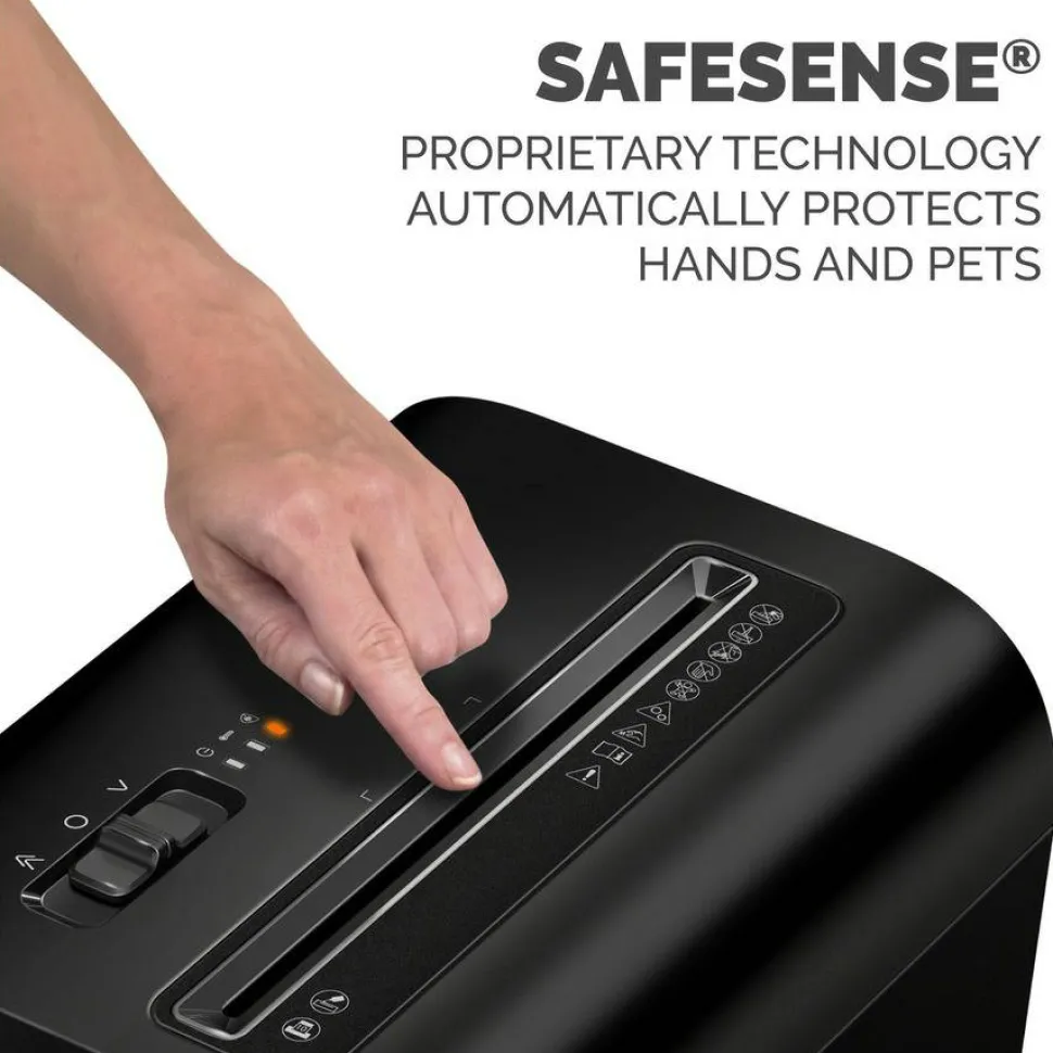 Fellowes Powershred LX65 10-Sheet Cross-Cut Deskside Paper Shredder