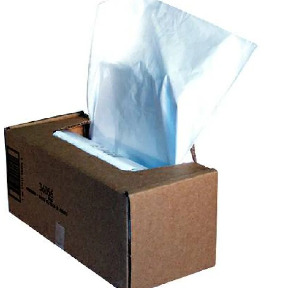 Fellowes Powershred Waste Bags, White, Carton Of 50 Bags