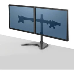 Fellowes Professional Series Freestanding Dual Horizontal Arm For Monitors Up To 30