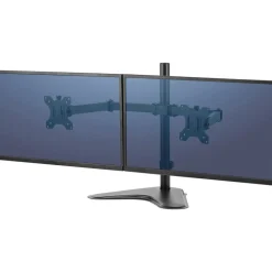 Fellowes Professional Series Freestanding Dual Horizontal Arm For Monitors Up To 30