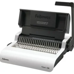 Fellowes Pulsar 300 Manual Comb Binding Machine, 300 Sheet Capacity, 5.1