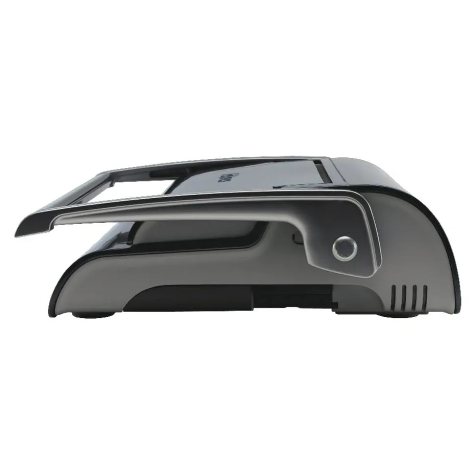 Fellowes Quasar+ 500 Manual Comb Binding Machine, 500 Sheet Capacity, 5.13" x 18.13" x 15.38", Blue