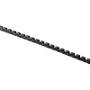 Fellowes 19-Ring Plastic Comb Binding, 0.3" x 10.8" x 0.3", Black, Pack Of 25