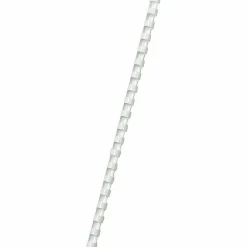 Fellowes 19-Ring Plastic Comb Binding, 0.4" x 10.8" x 0.4", White, Pack Of 100