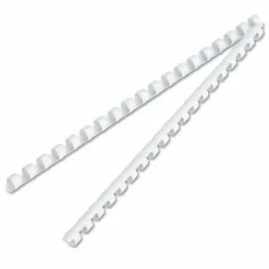 Fellowes 19-Ring Plastic Comb Binding, 0.4