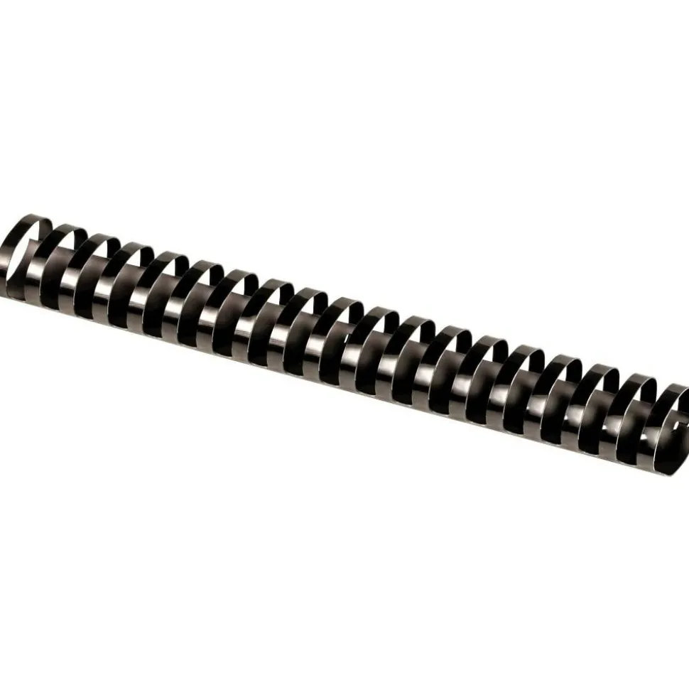 Fellowes 19-Ring Plastic Comb Binding, 1.5" x 11" x 1.5", Black, Pack Of 10