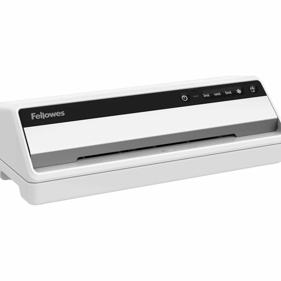 Fellowes Saturn 95 Thermal and Cold Laminator Machine with 10-Sheet Starter Kit, 9.5 inch, Easy and Fast Warm-Up, Jam-Free Design