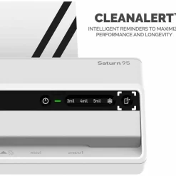Fellowes Saturn 95 Thermal and Cold Laminator Machine with 10-Sheet Starter Kit, 9.5 inch, Easy and Fast Warm-Up, Jam-Free Design
