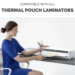 Fellowes Self-Adhesive Laminating Sheets, 9.25