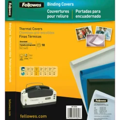 Fellowes Thermal Heavy-Gauge Binding Covers, 1/4
