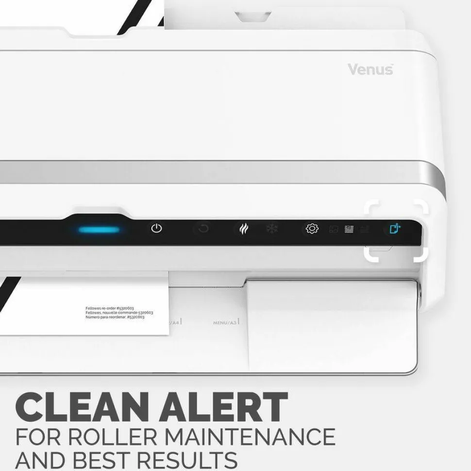 Fellowes Venus 125 Laminator, 6 Rollers, 12.5 Max Document Width, 10 mil Max Document Thickness