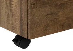 File Cabinet, Rolling Mobile, Storage Drawers, Printer Stand, Office, Work, Brown Laminate, Contemporary, Modern