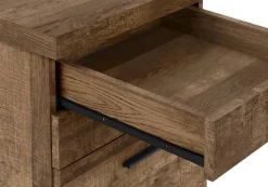 File Cabinet, Rolling Mobile, Storage Drawers, Printer Stand, Office, Work, Brown Laminate, Contemporary, Modern