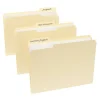File Folders, 1/3 Cut, Letter Size, 30% Recycled, Manila, Pack Of 100 Folders