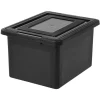 File Tote, Letter/Legal Size, 18"L x 14 1/4"W x 10 7/8"H, 30% Recycled, Black