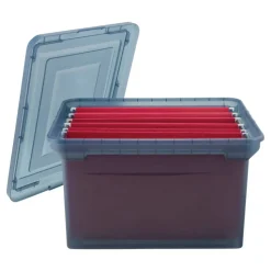 File Tote, 35 Qt, Letter/Legal Size, 10-13/16