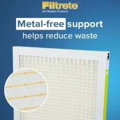 Filtrete 10 x 20 x 1 Air Filter, 6 HVAC Filters, MPR 700, Merv 8, Dust, Pollen & Pet Dander, 3 Month Pleated 1 Inch Electrostatic Air Filters