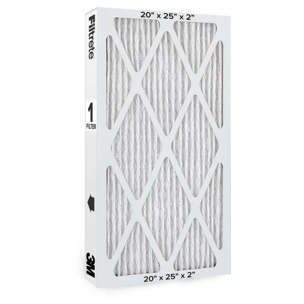 Filtrete 20 x 25 x2 Air Filter, 12 HVAC Filters, MERV 8, Premium Allergen, 3 Month Pleated 2 Inch Electrostatic Air Filters