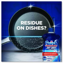Finish Large Jet-Dry Rinse Aid - 16 fl oz (0.5 quart) - Original Scent - Blue - 6 / Carton